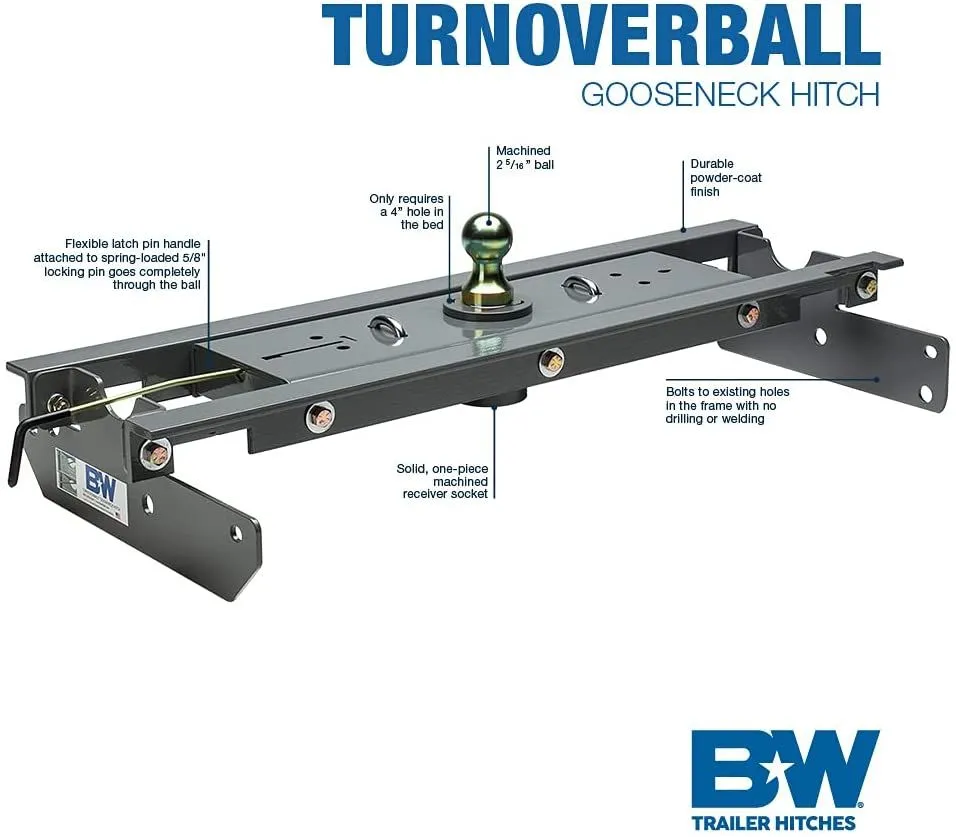 Turnover Ball Gooseneck 1320